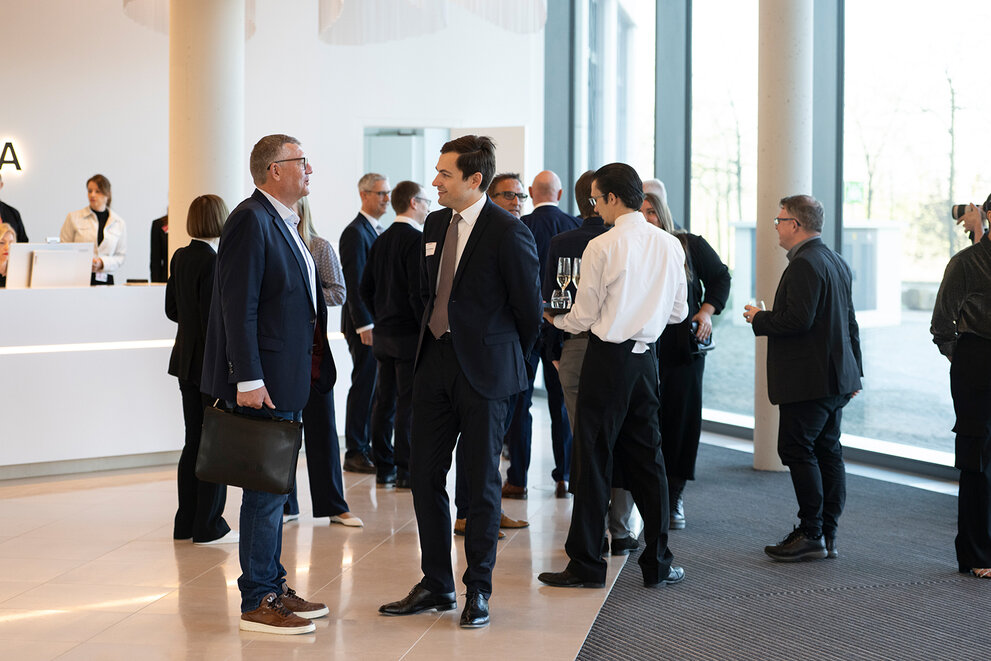 Eröffnungsfeier des neuen Headquaters von Materna, Aufnahme von innen