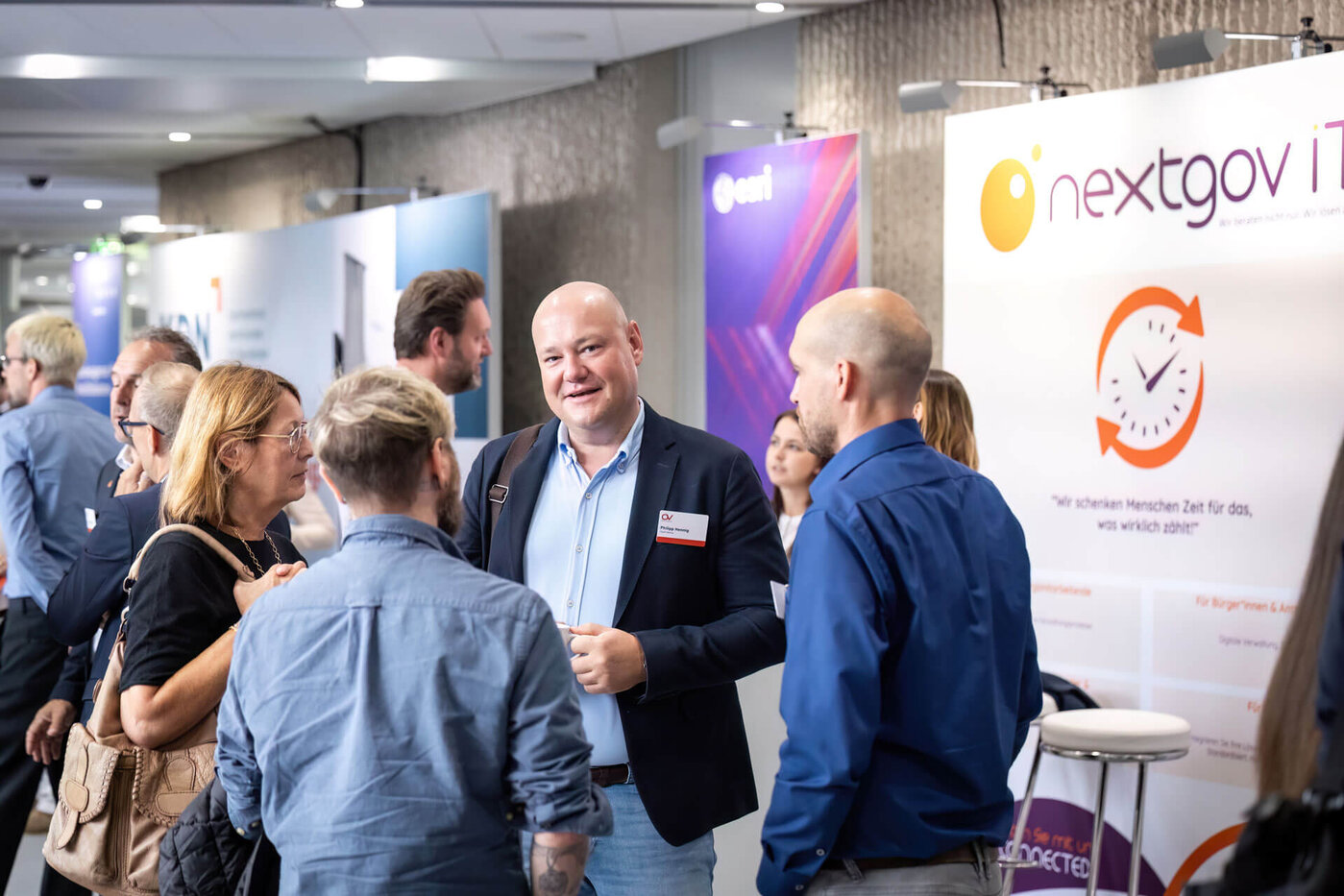 Gespräche auf dem ÖV-Symposium