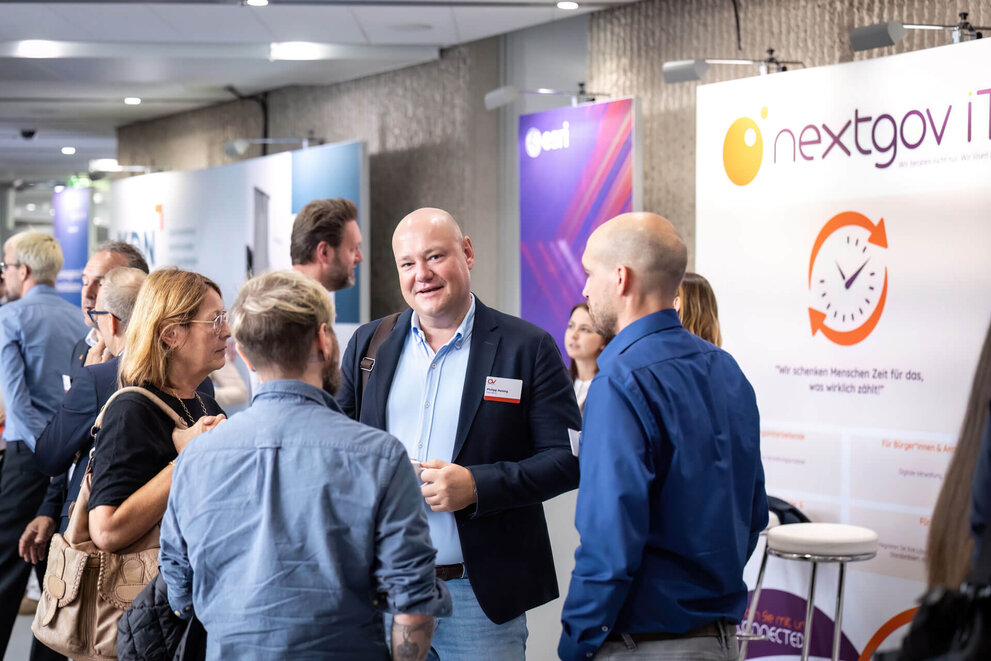 Gespräche auf dem ÖV-Symposium