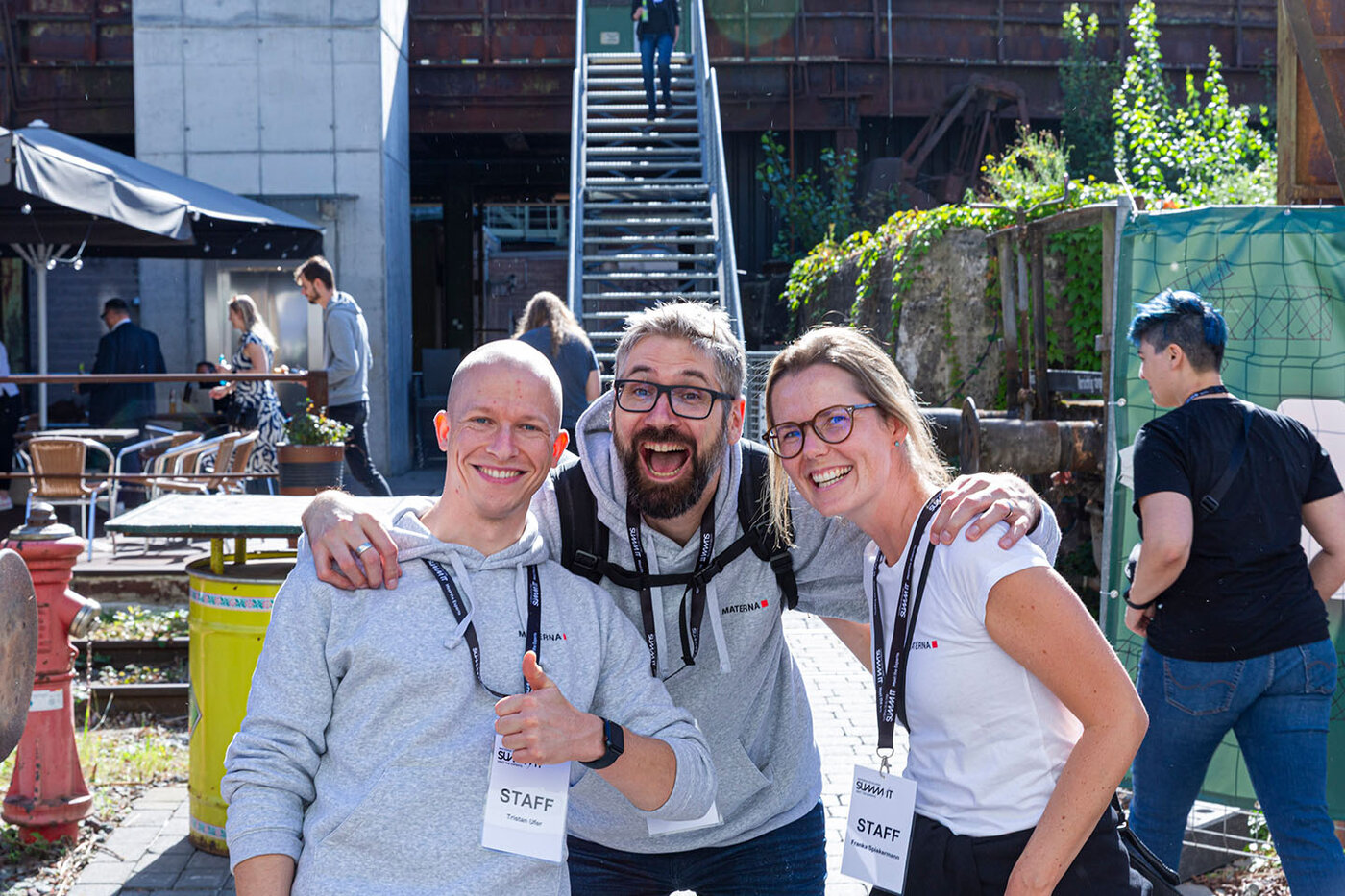 Teamfoto am DevSummit