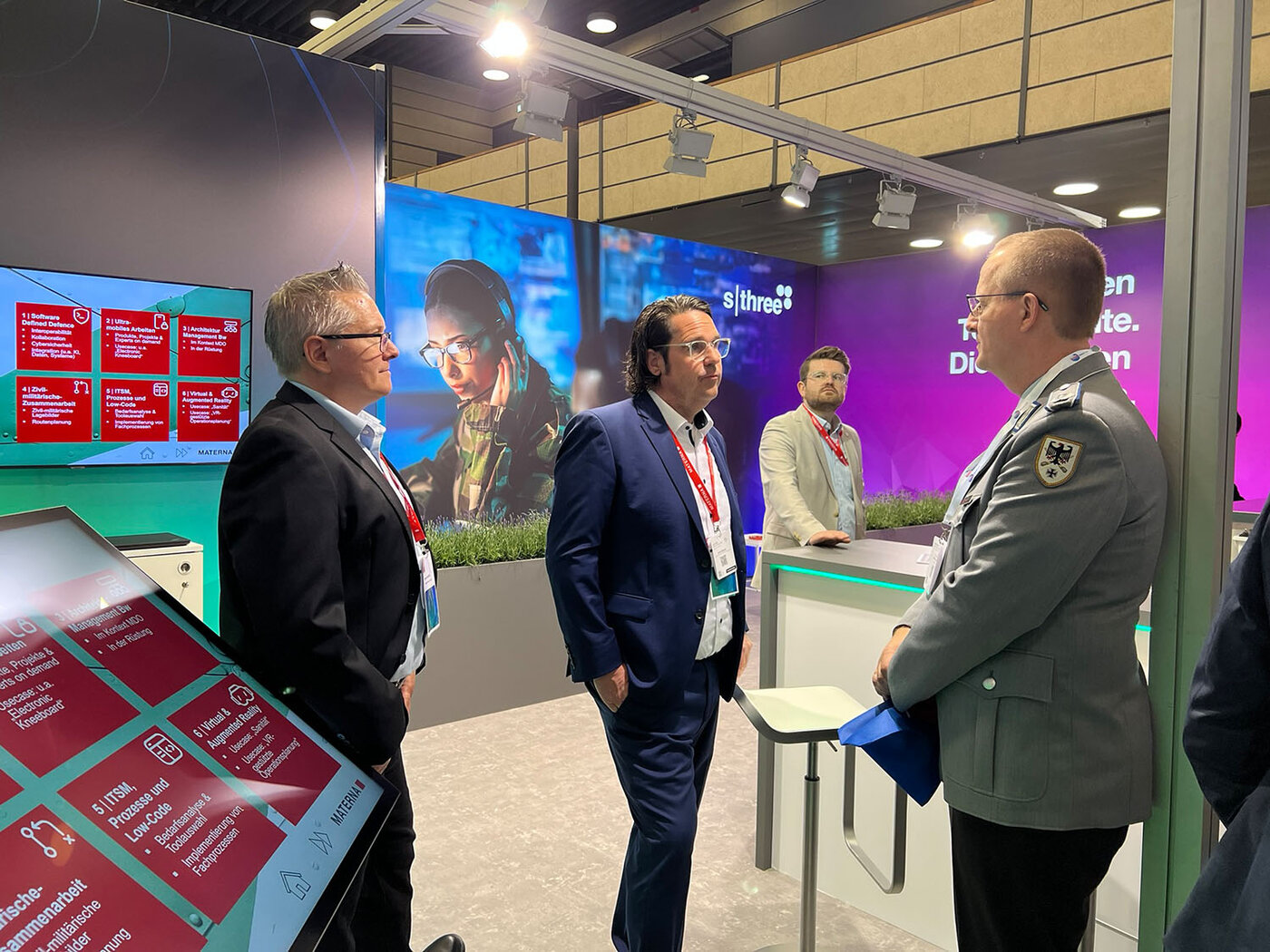 Gespräche auf der AFCEA